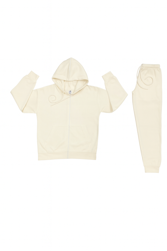Ladies 300 GSM Zipper Tracksuit – Premium Hoodie & Joggers Set | New Trail
