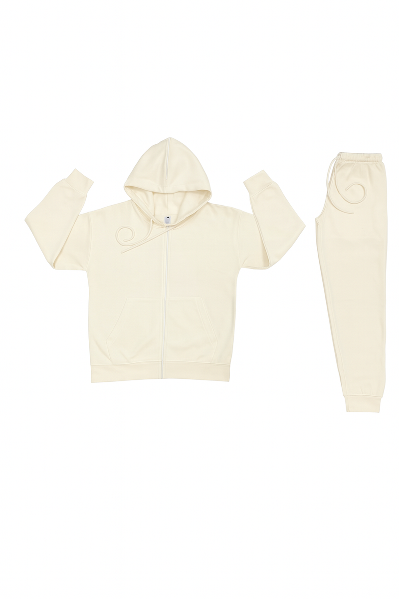 Ladies 300 GSM Zipper Tracksuit – Premium Hoodie & Joggers Set | New Trail
