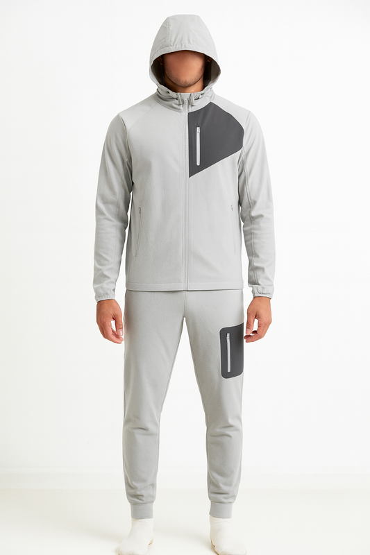 Windbreaker Tracksuit – Nylon Spandex Gym Set | New Trail