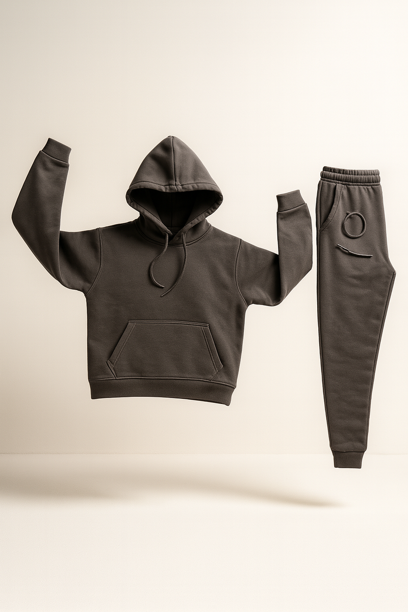 Ladies Pullover Fleece Tracksuit – 300 GSM Hoodie & Jogger Set | New Trail