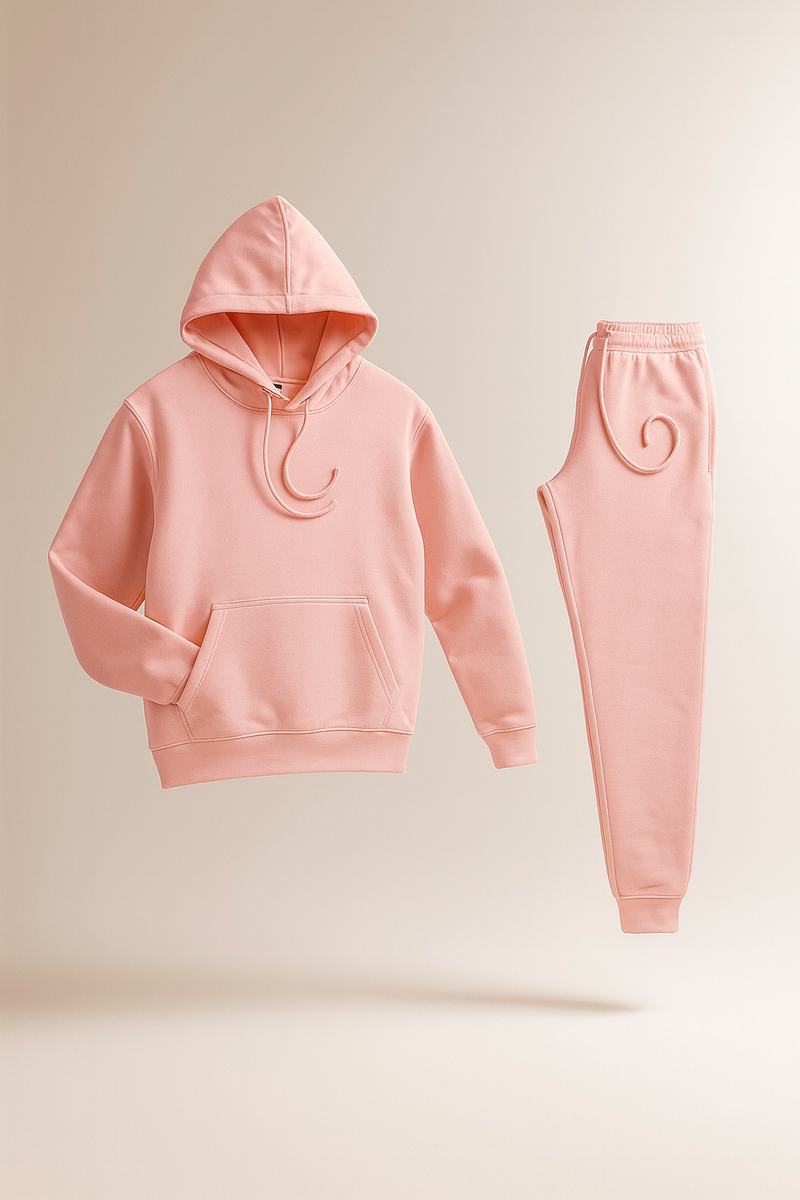 Ladies Pullover Fleece Tracksuit – 300 GSM Hoodie & Jogger Set | New Trail