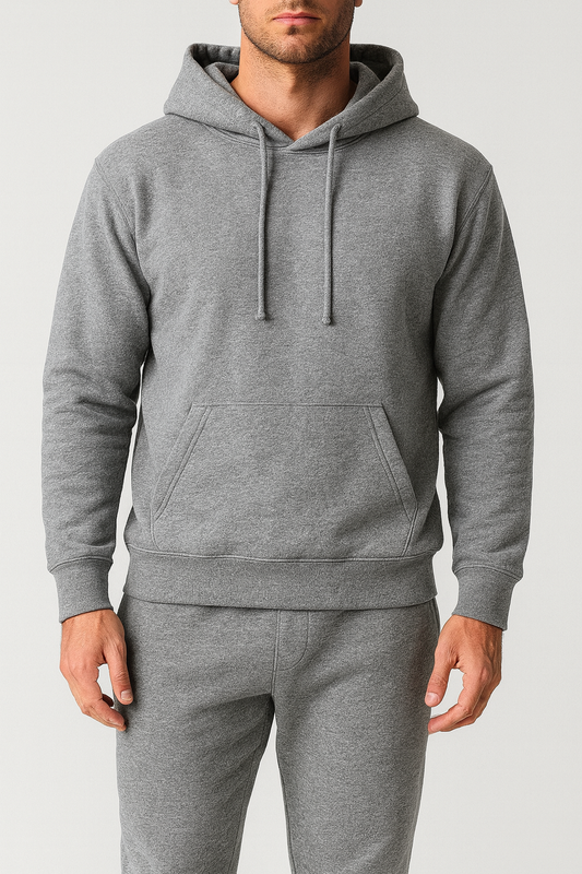 Men’s Hooded Fleece Tracksuit – 300 GSM Hoodie & Jogger Set | New Trail
